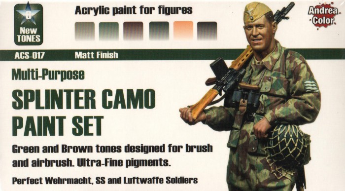 Boxart Splinter Camo Paint Set (6x17ml) ACS-017 Andrea Color