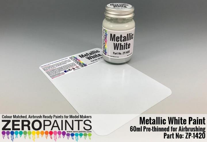Boxart Metallic White  Zero Paints