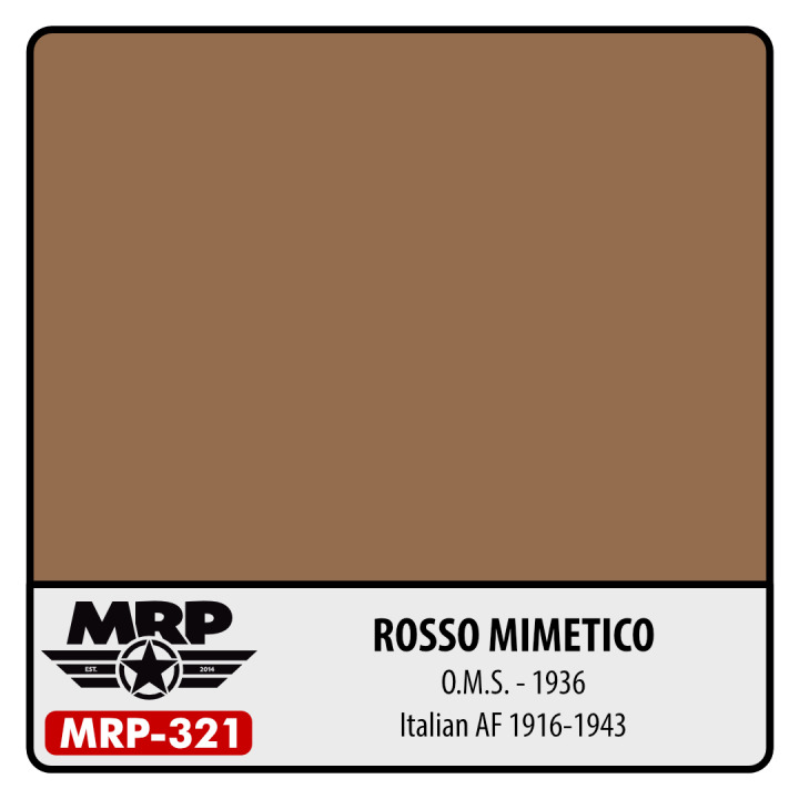 Boxart Rosso Mimetico – O.M.S. 1936 (Italian AF 1916-43)  MR.Paint