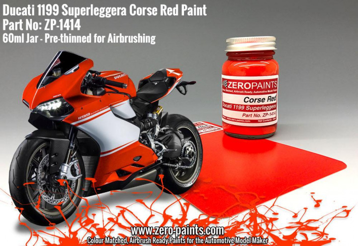 Boxart Ducati 1199 Superleggera Corsa Red  Zero Paints
