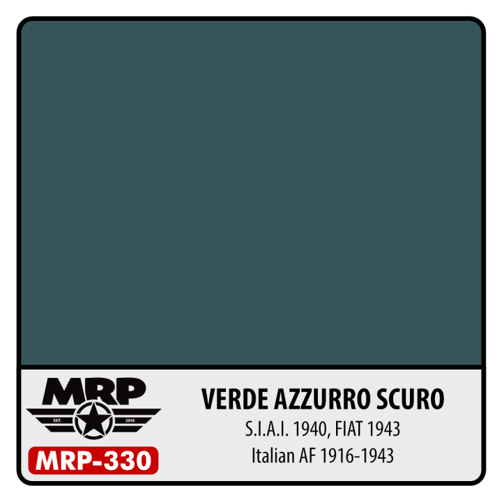 Boxart Verde Azzurro Scuro – S.I.A.I. 1940, FIAT 1943 (Italian AF)  MR.Paint