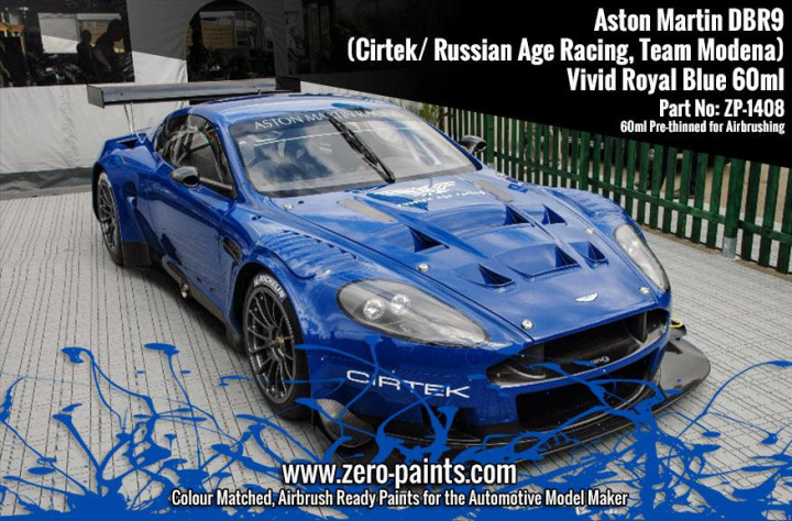 Boxart Vivid Royal Blue - Aston Martin DBR9  Zero Paints