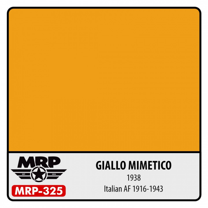 Boxart Giallo Mimetico – 1938 (Italian AF 1916-43) MRP-325 MR.Paint
