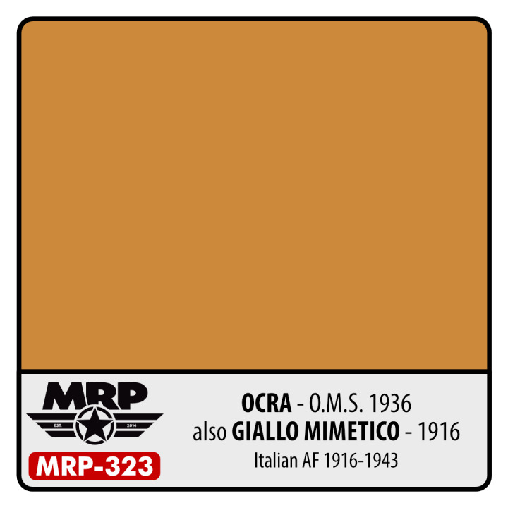 Boxart Ocra – O.M.S. 1936 also Giallo Mimetico – (Italian AF) MRP-323 MR.Paint