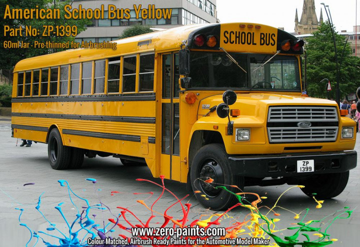 Boxart American School Bus Yellow  Zero Paints