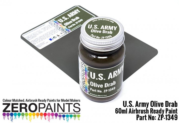 Boxart U.S. Army Olive Drab  Zero Paints