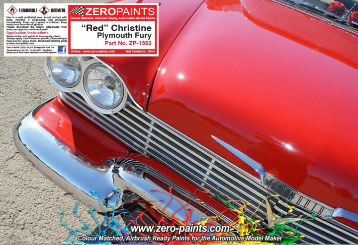 Boxart Christine Red - Plymouth Fury  Zero Paints