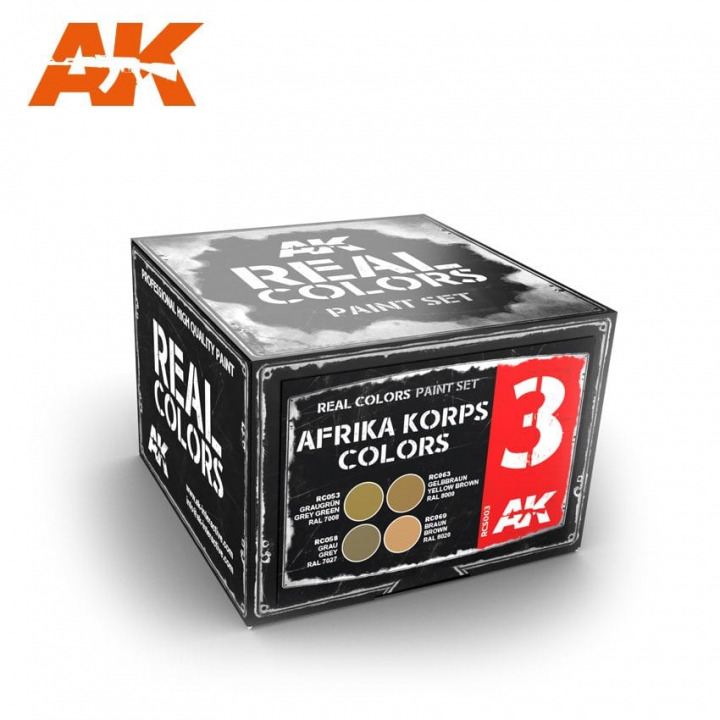 Boxart Afrika Korps Colors RCS003 AK Real Colors