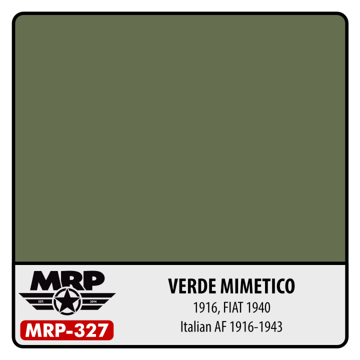 Boxart Verde Mimetico – 1916, FIAT 1940 (Italian AF 1916-43)  MR.Paint