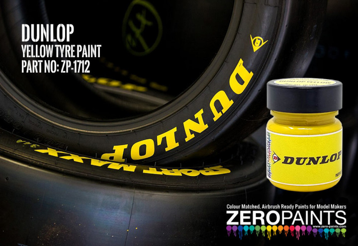 Boxart Dunlop Tyre Yellow  Zero Paints