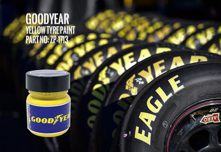 Boxart Goodyear Yellow Tyre Paint  Zero Paints