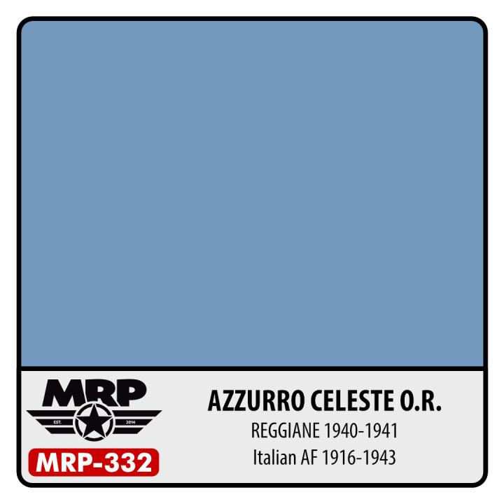 Boxart Azzurro Celeste O.R. – Reggiane 1940-1941 (Italian AF)  MR.Paint