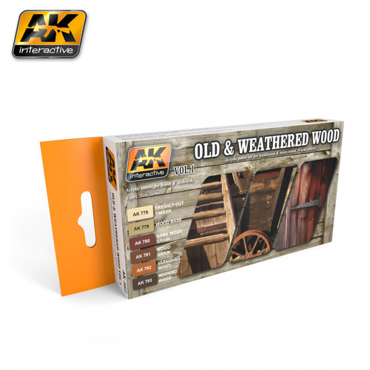 Boxart Old & Weathered Wood VOL.1 AK 562 AK Interactive