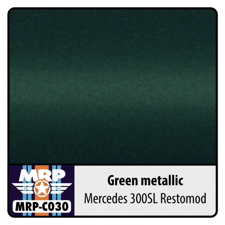 Boxart Mercedes 300SL Restomod Green Metallic  MR.Paint