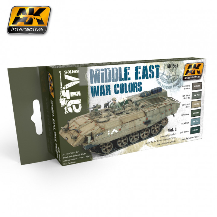 Boxart Middle East War Colours & IDF AK 564 AK Interactive