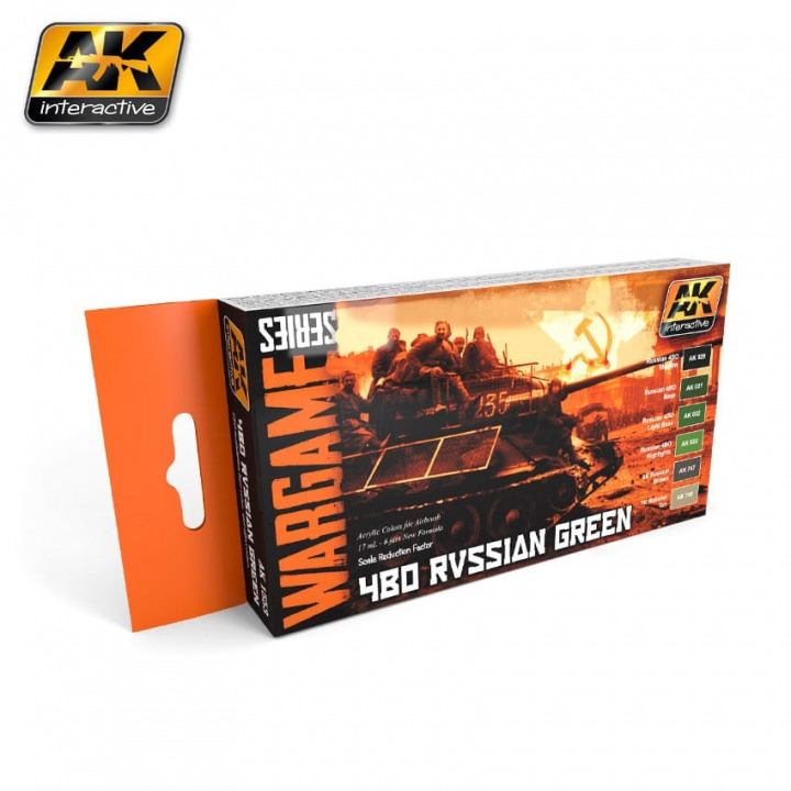 Boxart 4B0 Russian Green War game series AK 1553 AK Interactive