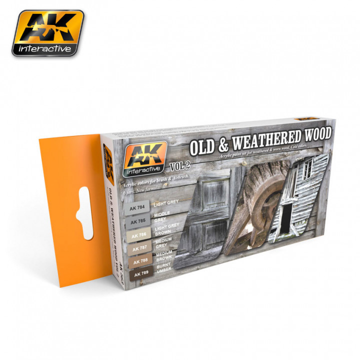 Boxart Old & Weathered Wood VOL.2 AK 563 AK Interactive