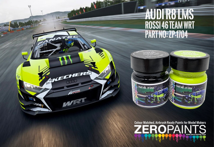Boxart Rossi 46 Team WRT Audi R8 LMS Paint Set 2x30ml  Zero Paints