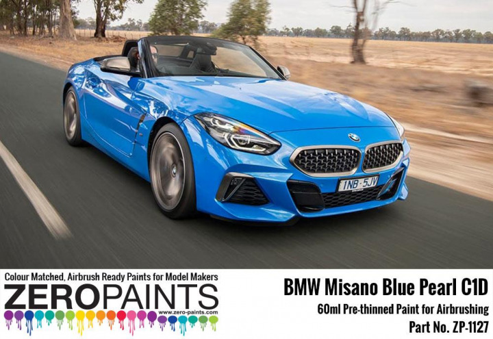 Boxart BMW Misano Blue Pearl  Zero Paints