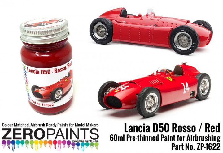 Boxart Lancia D50 Rosso/Red  Zero Paints