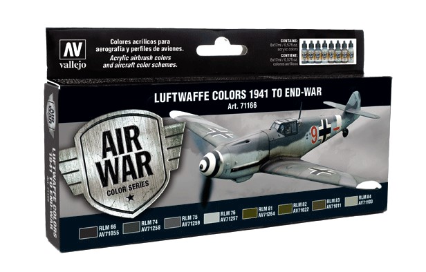 Boxart Luftwaffe Colors 1941 to end-war 71.166 Vallejo Model Air
