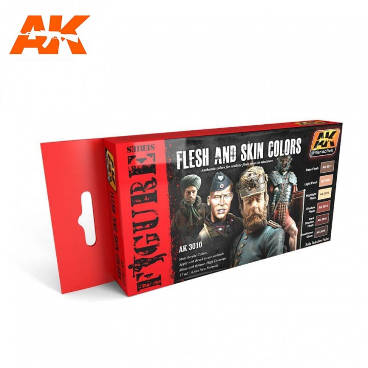 Boxart Flesh and Skin Colours AK 3010 AK Interactive
