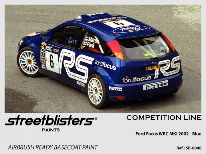 Boxart Ford Focus WRC 2002 Blue  StreetBlisters Paints