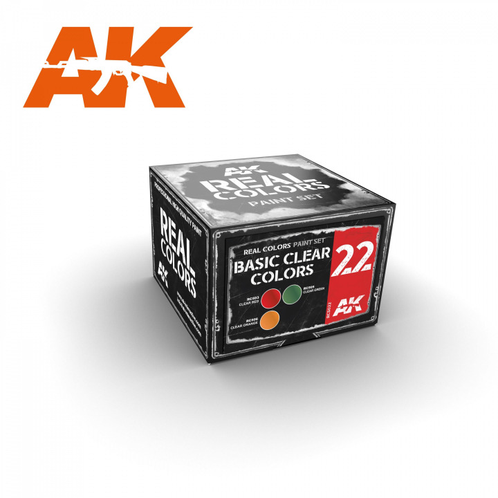 Boxart Basic Clear Colors RCS022 AK Real Colors
