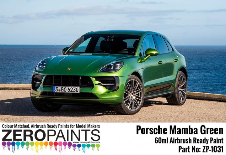 Boxart Porsche Mamba Green (M6S)  Zero Paints