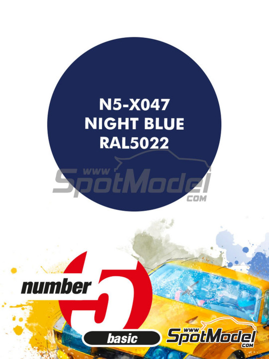 Boxart Night Blue RAL5022  Number Five