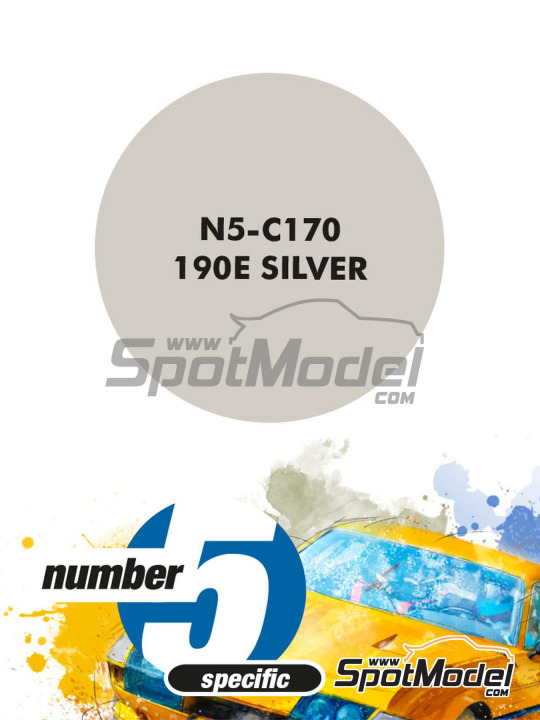 Boxart 190E Silver  Number Five