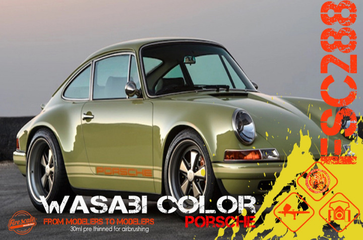 Boxart Wasabi Color Porsche  Fire Scale Colors