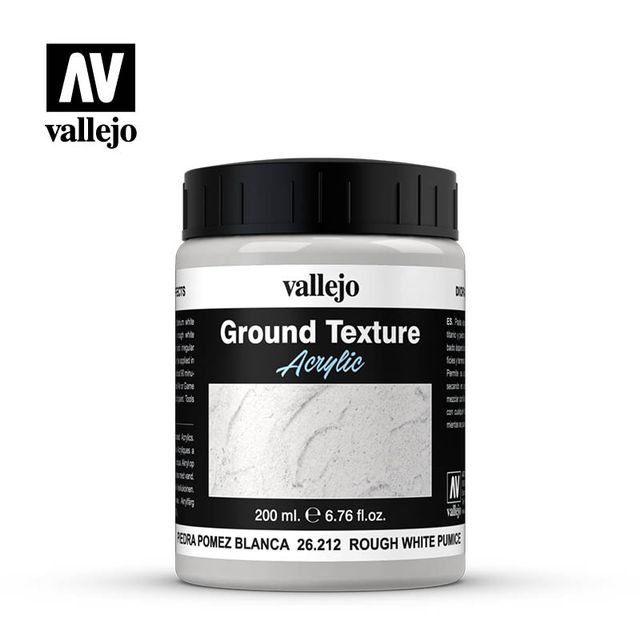 Boxart Acrylic Ground Texture - Rough White Pumice  Vallejo Diorama Effects
