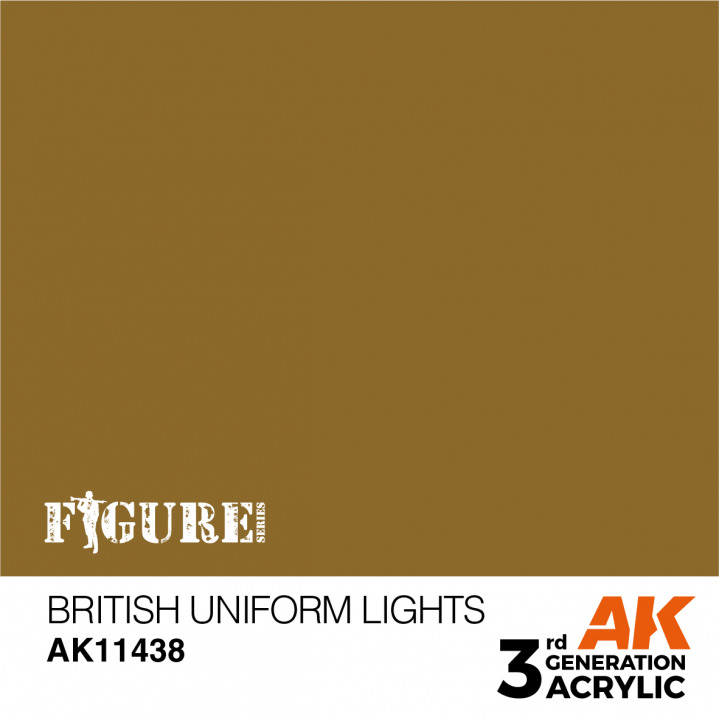 Boxart British Uniform Light AK 11438 AK 3rd Generation - Figure