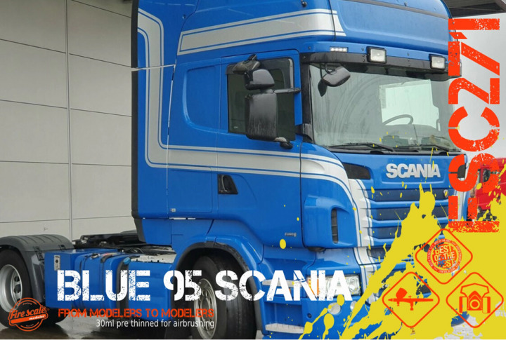 Boxart Blue 95 Scania  Fire Scale Colors