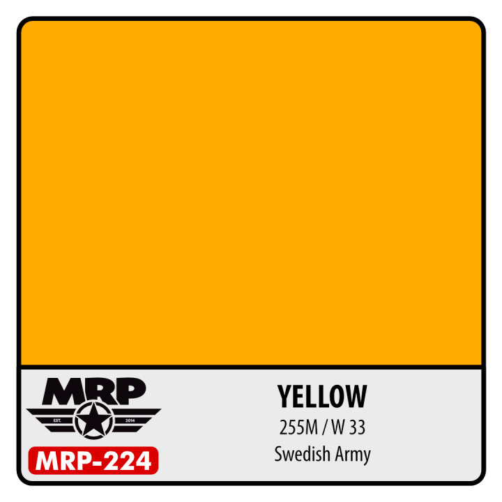 Boxart Yellow 255M-W33 - Modern Swedish AF  MR.Paint