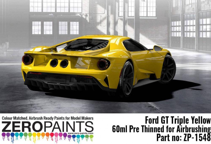 Boxart Ford GT Triple Yellow  Zero Paints