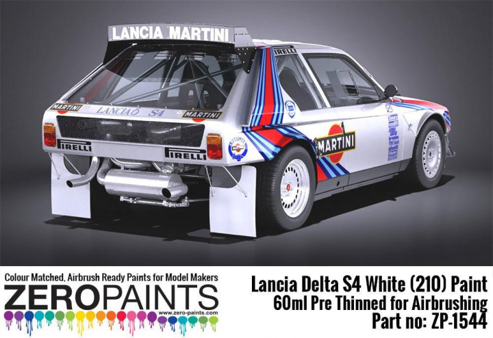 Boxart Lancia Delta S4 Rally 1986 Monte Carlo Rally White (210)  Zero Paints