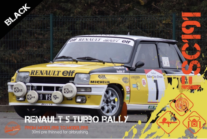 Boxart Renault 5 Turbo Rally - Black  Fire Scale Colors