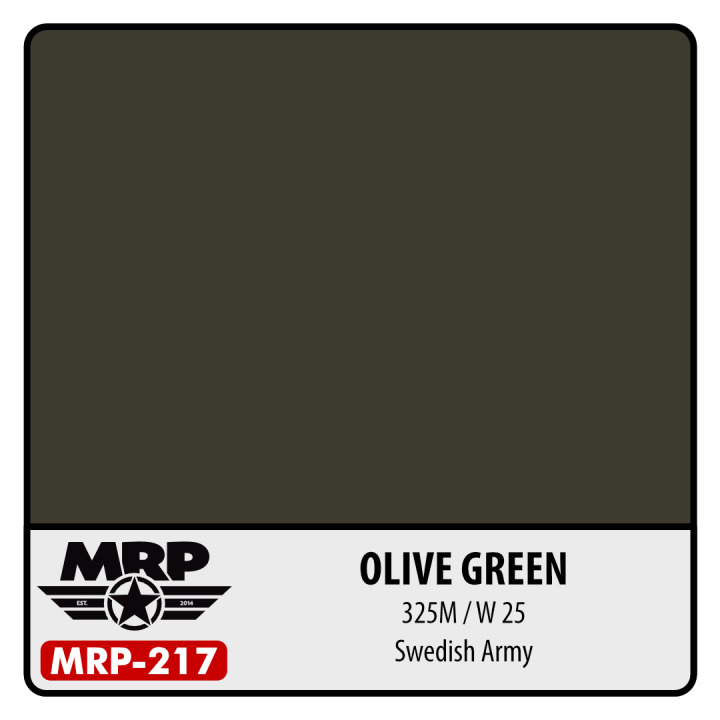 Boxart Olive Drab 325M / W 25 – Modern Swedish AF  MR.Paint