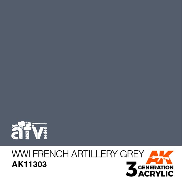Boxart WWI French Artillery Grey  AK 3rd Generation - AFV