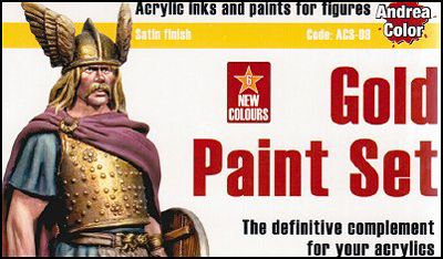 Boxart Gold Paint Set (6x17ml) ACS-008 Andrea Color