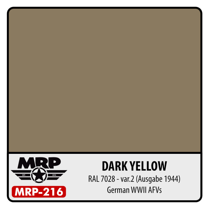 Boxart Dark Yellow – RAL 7028 (var. 2 - Auagabe 1944) (German WWII)  MR.Paint