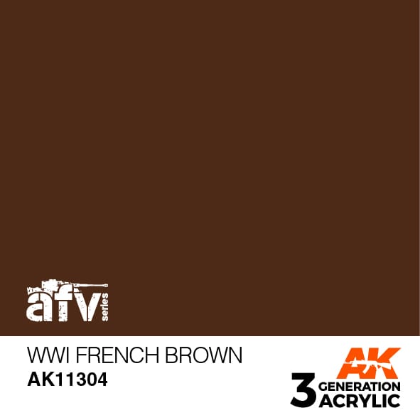 Boxart WWI French Brown  AK 3rd Generation - AFV