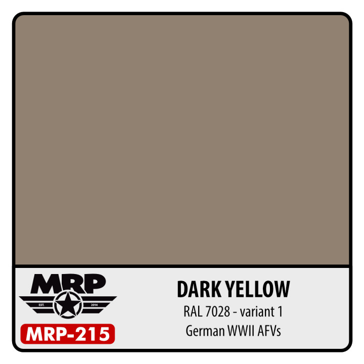 Boxart Dark Yellow – RAL 7028 (variant 1) (German WWII AFV's)  MR.Paint