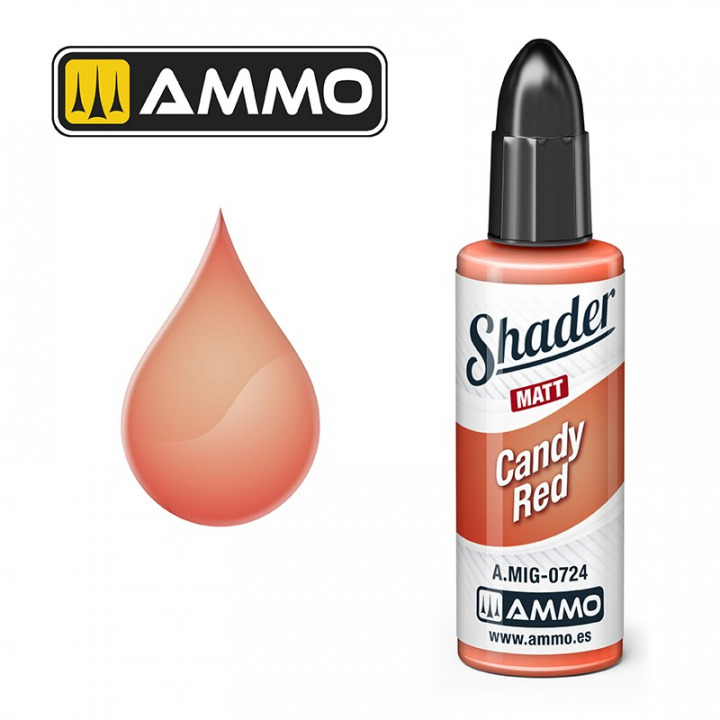 Boxart Candy Red Shader A.MIG-0724 Ammo by Mig Jimenez