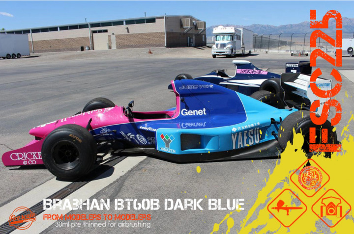 Boxart Brabhan BT60B Dark Blue  Fire Scale Colors
