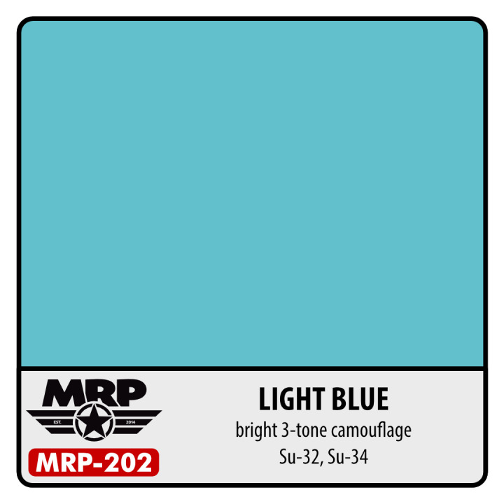 Boxart Light Blue Su-32, Su-34  (Bright 3-tone Camouflage)  MR.Paint