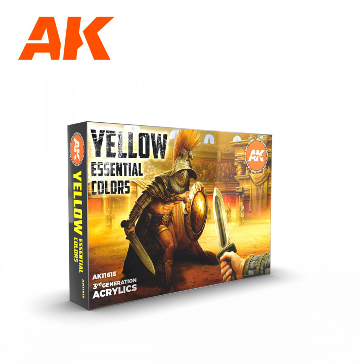 Boxart Yellow Essential Colors AK 11615 AK 3rd Generation - General