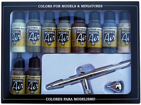Boxart Camouflage Colors & Airbrush 71.168 Vallejo Model Air